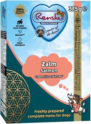 Produktbild von Frischer Lachs getreidefrei - tetra 375gr - Renske