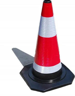 Produktbild von Verkehrsleitkegel VERKEHRSPOLLER WARNPOLLER WEICH REFLEKTIEREND KLAPPPFOSTEN 60 CM