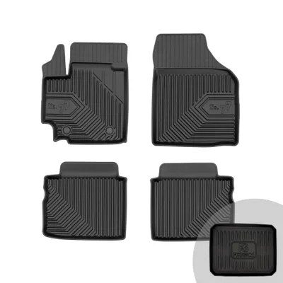 Produktbild von FROGUM No.77 Gummimatten Ganzjahresset von Auto Fußmatten Autofussmatten für Suzuki Celerio ab 2014