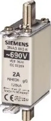 Produktbild von Siemens NH-Sicherung NH000 35A gG 690Vac/250Vdc, 1 Stück(e), 65 mm, 62 mm, 84 mm, 131 g