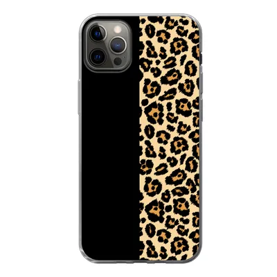 Produktbild von MuchoWow® Handyhülle Schutzhülle Hülle für iPhone 12 Pro Max Panther Druck - Design - Tiere Silikon Softcase Handy Hülle - Hartschale