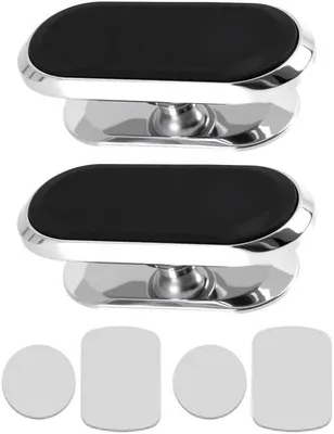 Productafbeelding van Magnetische telefoonhouder 2-in-1 - 8 sterke magneten - 360° rotatie - ideaal voor in de auto