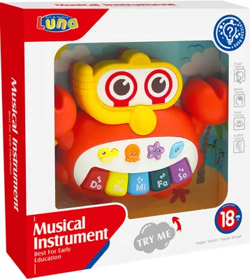 Produktbild von Musikspielzeug Baby Spielzeug Krabbe Krebs Meeresbewohner mit Licht und Sound
