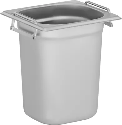 Produktbild von TECHNICA Behälter GN 1/6 200 mm mit Griffen aus rostfreiem Edelstahl | Gastro Container stapelbar | Edelstahlwanne Küche | Hitzebeständig -40 °C bis 300 °C | Gastronorm