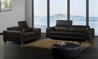 Produktbild von Sofagarnitur Ledersofa Sofa Sitzer Set Sofa Polster Couch 3tlg Sessel Couchen