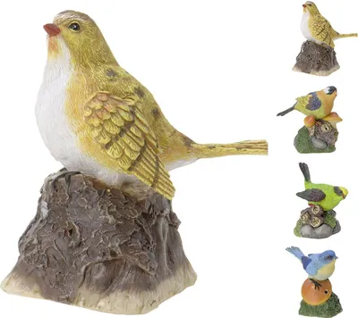 Image de Décoration solaire 'Oiseau' 4 fois assortie 411930