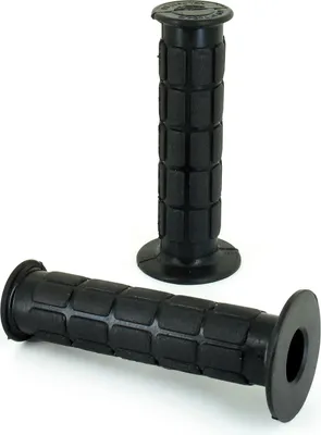 Produktbild von Set: Lenkergummis für Gasdrehgriff und Festgriff, Waffelmuster, schwarz - Simson S50, S51, S70, SR50, SR80