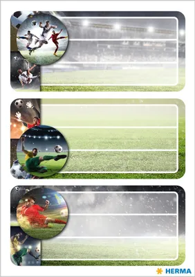 Zdjęcie produktu dla HERMA Schuletiketten Vario Fußball