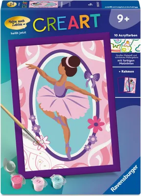 Produktbild von CreArt, Malen nach Zahlen Kinder - Primaballerina