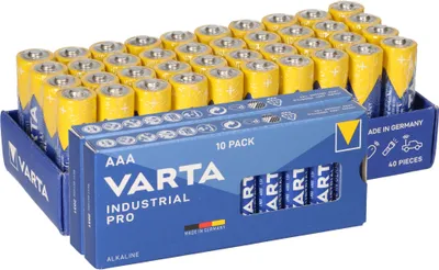 Produktbild von 60x Varta Batterie Industrial 40x AA LR06 + 20x AAA LR3 Mignon Micro