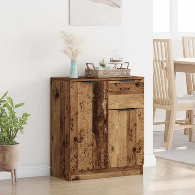 Produktbild von vidaXL Sideboard mit Schubladen Altholz 60 x 30 x 70 cm Holzwerkstoff