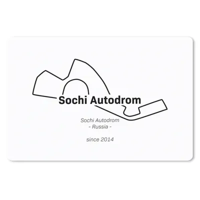 Produktbild von MuchoWow® Mauspad Mousepad Sotschi - Formel 1 - Rennstrecke 27x18 cm - Mousepads - Maus Mat - Pad - Mausunterlage - Büroartikel - Desk Matten