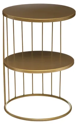 Produktbild von Beistelltisch "kobu" goldfarben d36cm  - Atmosphera créateur d'intérieur
