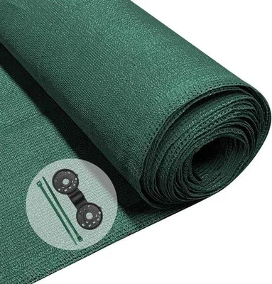 Obrázek produktu pro Zahradní slunečník z HDPE, rozměry 18 x 10 m, 75 % stín – odolný proti UV záření, zelený