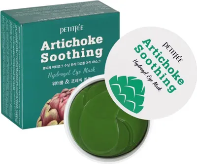 Produktbild von Petitfee - Artichoke Soothing Hydrogel Eye Mask, 60szt.