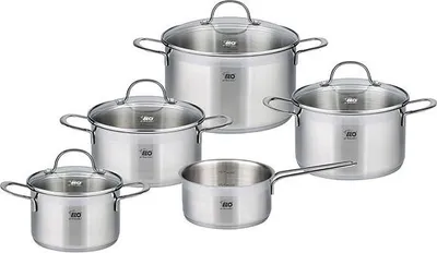 Obrázek produktu pro ELO Top Collection Sada Hrnců 5 Ks Nerezové 42505