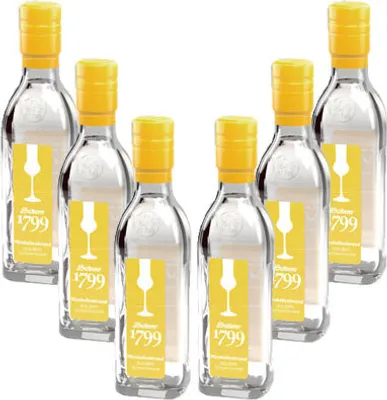 Produktbild von Sutterer 1799 6er Set Miniatur Mirabellenbrand 6x 5cl (40% Vol) Obstbrand aus dem Schwarzwald- [Enthält Sulfite]