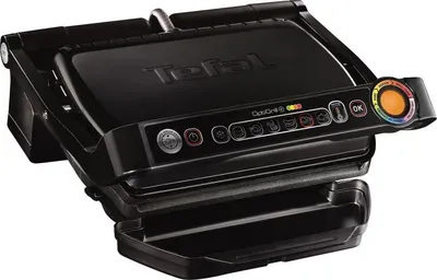 Obrázek produktu pro Elektrický gril Tefal OptiGrill+ Snacking&Baking GC714834, 2000 W, 6 programů, Funkce mražených potravin, Nepřilnavý teflonový povlak, Příslušenství pro svačiny a pečení, Max. 240 °C, Černá