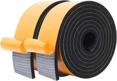 Produktbild von Dichtungsband selbstklebend, 51x6,5 mm, 4 m (2 Rollen), für Türen und Fenster