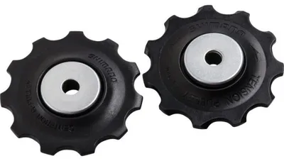 Zdjęcie produktu dla SHIMANO DEORE/SLX, zestaw koła pasowego zębatego/napinacza, czarny, SH-Y5XU98030