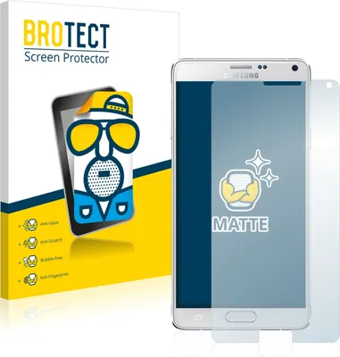 Produktbild von 2x BROTECT Schutzfolie für Samsung Galaxy Note 4 Displayschutz Displayschutzfolie Folie Matt Entspiegelungsfolie