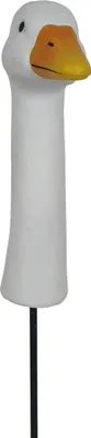Produktbild von Figur Gänsekopf zum Stecken Polyresin 16 x 4,5 x 8 cm weiß