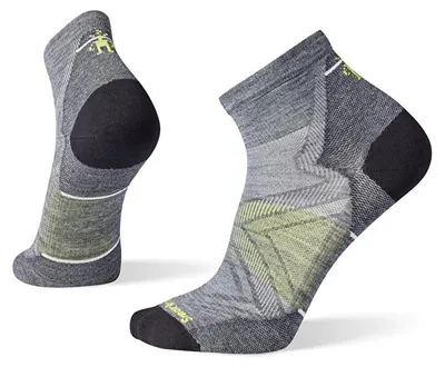 Produktbild von SMARTWOOL Zero Cushion Ankle Laufsocken aus Wolle grau EU 34-37