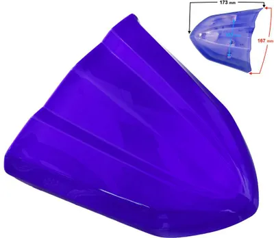 Produktbild von Oberes Scheinwerfergehäuse (Zählerabdeckung) blau für Moped FR 2