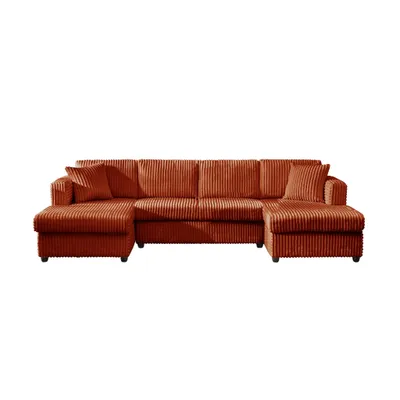 Produktbild von YHL Voyura LS2219-DarkBrown Moderner Relaxsessel Mit Cord-Rš¹ckenkissen und Schaumstoff - Dunkelbraun