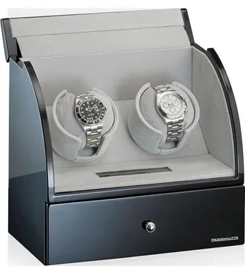 Produktbild von Designhütte - Uhrenbeweger - Basel 2 LCD Schwarz 70005-48