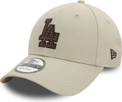 Produktbild von New Era Check Infill 9forty La Dodgers Kappe Beige  Mann Beige One Size