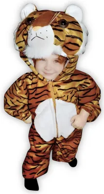 Produktbild von Tiger-Kostüm, F14, Kind-er, Fasching Karneval Fasnacht - Größe: 98-104