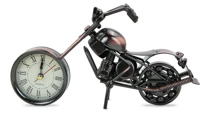 Image de Montre décorative en forme de moto vintage