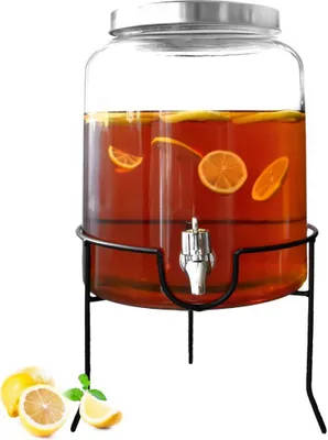 Produktbild von Getränkespender 7 Liter mit Ständer Wasserspender Saftspender Dispenser