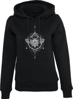 Image de Mr. Tee Ladies Moth Hoody noir - XS