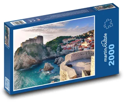 Zdjęcie produktu dla Puzzle 2000 Nadmorskie miasto Dubrownik - martinpuzzle