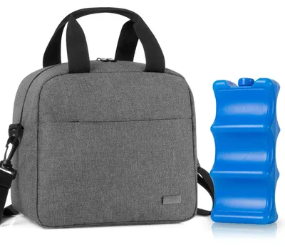 Produktbild von Muttermilch Kühltasche - Für 6 Babyflaschen mit Kühlpack