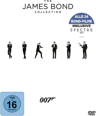 Produktbild von Sean Connery,Daniel Craig,Pierce Brosnan - James Bond-24-Movie-Collection - DVD Boxen