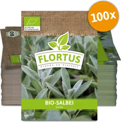 Produktbild von Salbei (100 Tütchen) |  Salbeisamen von FLORTUS