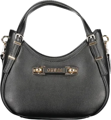 Produktbild von Elegante schwarze Damen-Handtasche mit vielseitigen Details und Fächern