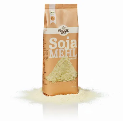 Produktbild von Geröstetes sojamehl glutenfrei 250 g - BAUCK HOF