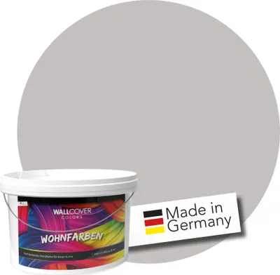 Produktbild von WALLCOVER Wandfarbe Grau Anthrazit Silent Storm Gray Hochdeckend Klasse 1 Matt 2