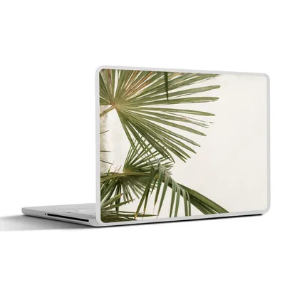 Produktbild von MuchoWow® Laptop Aufkleber Sticker Cover Palme - Blätter - Grün 36.5x27.5 cm - Laptop-Sticker