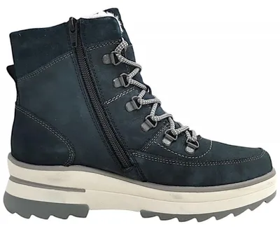 Imagen del producto de Remonte: Botas de cordones para mujer, color azul, para uso casual