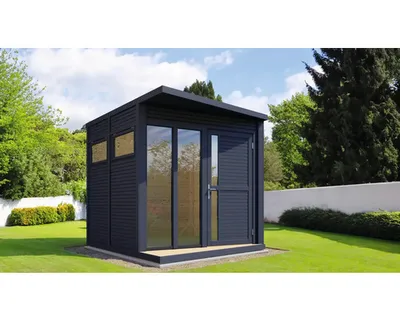 Produktbild von Gartenhaus Bertilo Concept Office inkl. Fußboden 237 x 310 cm anthrazit