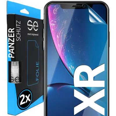 Produktbild von Smart Engineered SE0-F0101-0040-18-M, Apple, iPhone XR, Trockene Anwendung, Staubresistent, Kratzresistent, Transparent, 2 Stück(e)