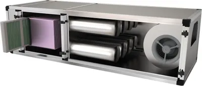 Obrázok produktu pre Výfukový systém Combisteel s výkonom 6500 m³/h a 400V