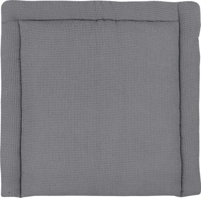 Produktbild von KraftKids Wickelauflage Waffel Piqué grau 78x78 cm (BxT)
