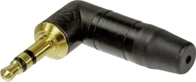 Produktbild von Neutrik NTP3RC-B, 3.5mm, Männlich, Gold, Schwarz, Metall, 2,9 cm