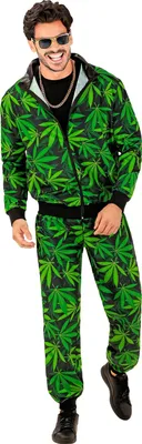 Produktbild von GANJA PARTY FASHION TRAININGSANZUG (Oberteil, Hose) Gr. L